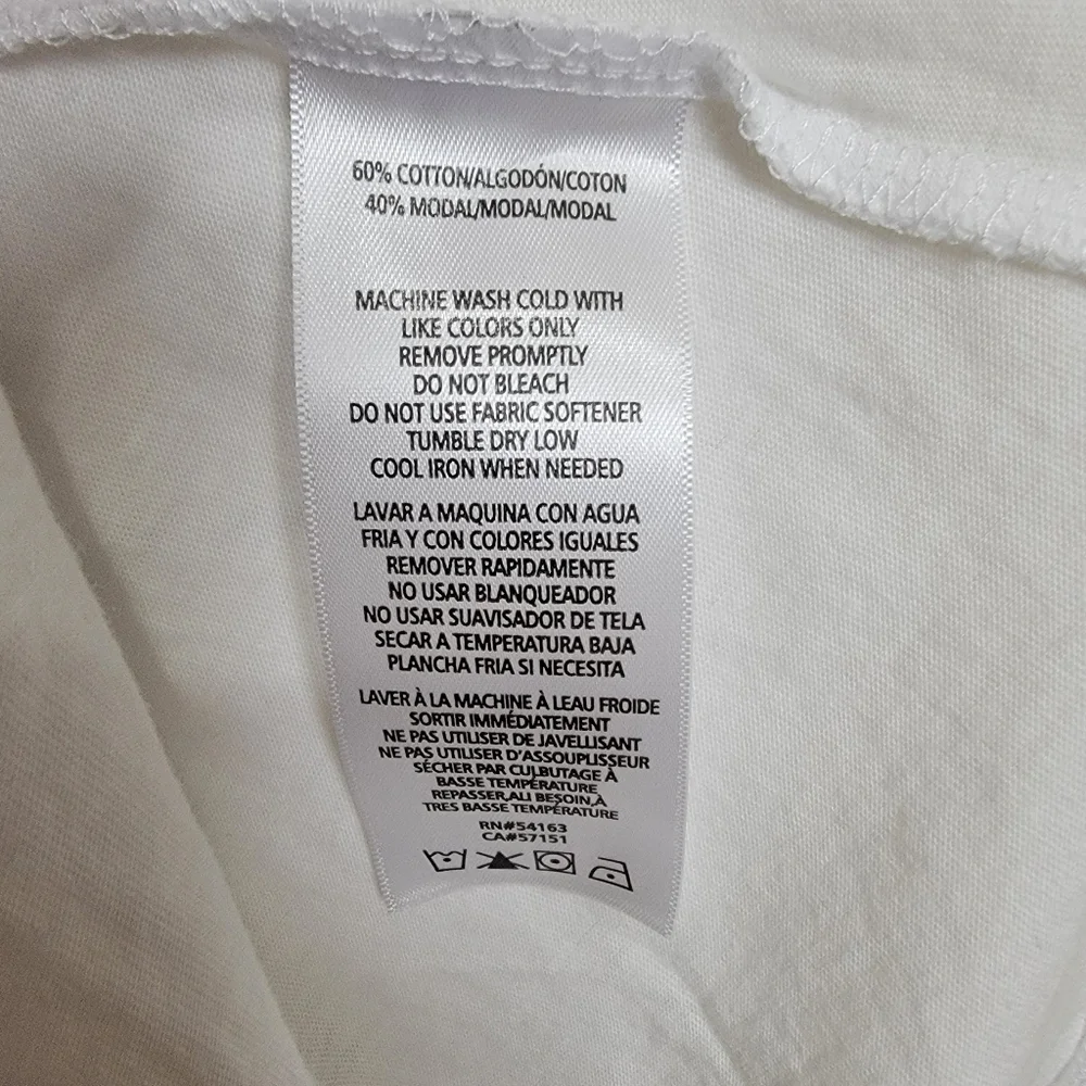 Calvin Klein Rainbow White Logo Crew Neck Muscle Tee Tank Top XS - Picture 6 of 6